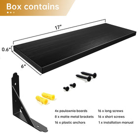 ROMGUAR CRAFT lacquer-protected shelves with glossy premium look.