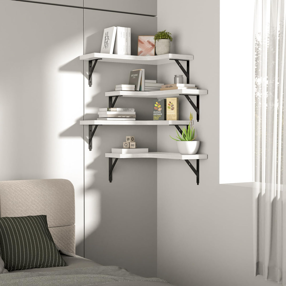 ROMGUAR CRAFT living room setup with versatile display options