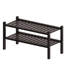 ROMGUAR CRAFT multi-functional storage bamboo rack holding towels and books