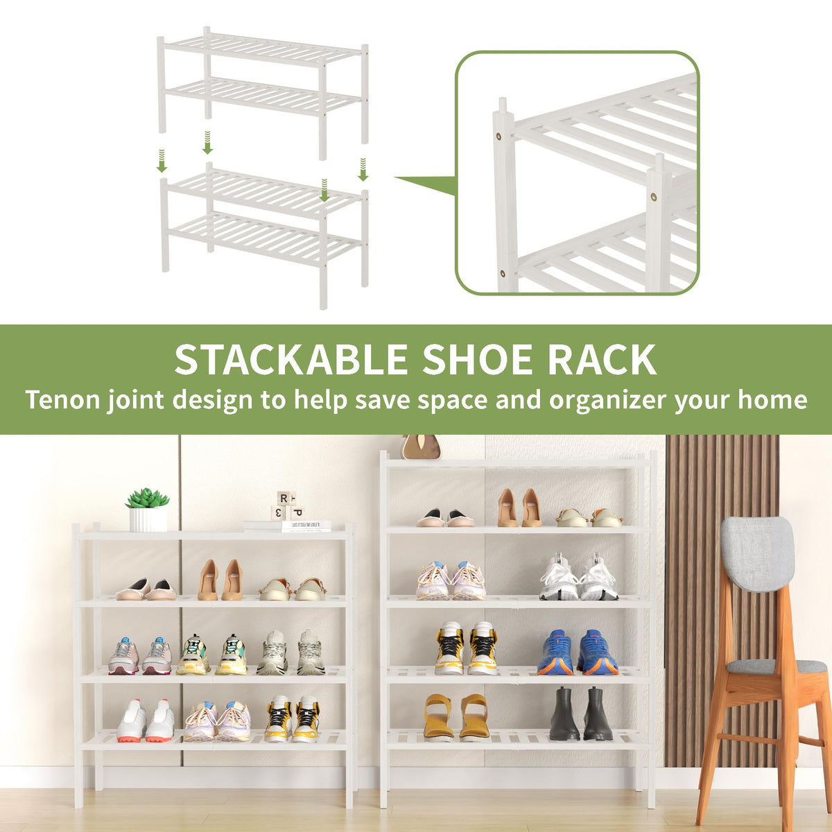 ROMGUAR CRAFT small space shoe storage keeping footwear neatly organized