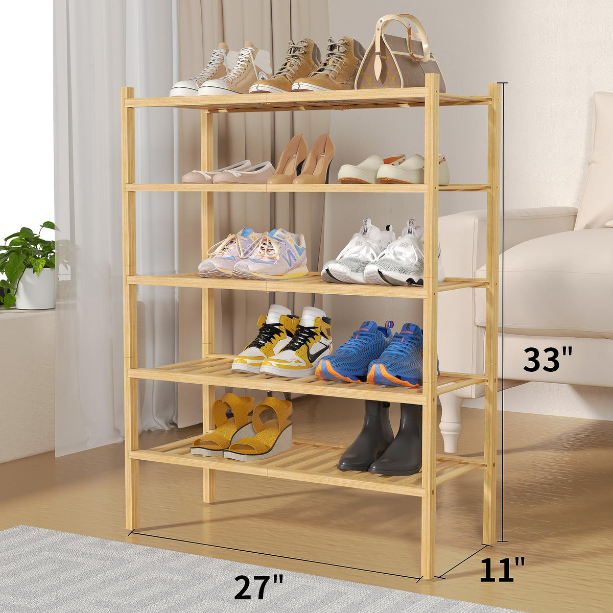 ROMGUAR CRAFT stackable design close-up, durable bamboo joints for flexible configurations