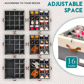 RONCHIL front label helps locate items quickly when stacked.