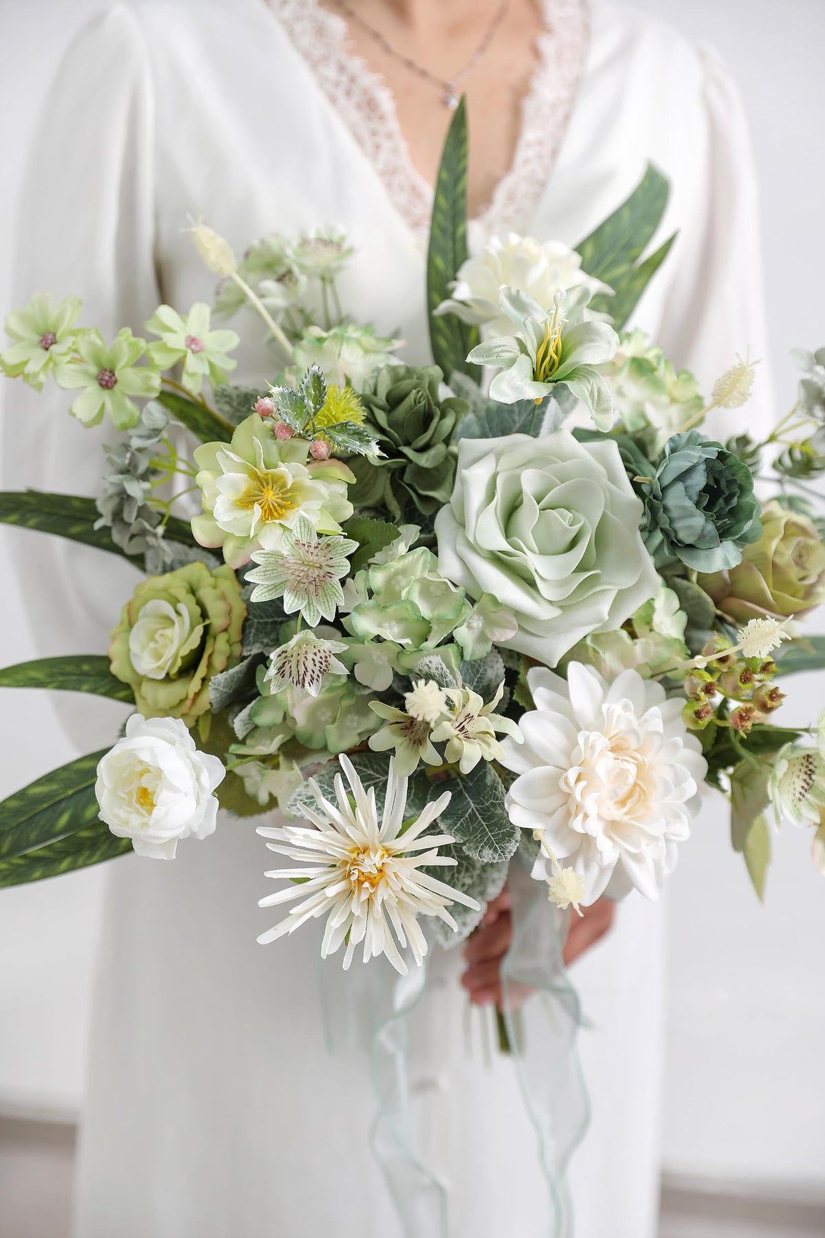 Rongflower artificial flowers centerpiece kit with flexible stems for versatile designs.