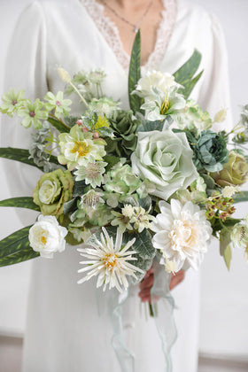 Rongflower artificial flowers centerpiece kit with flexible stems for versatile designs.