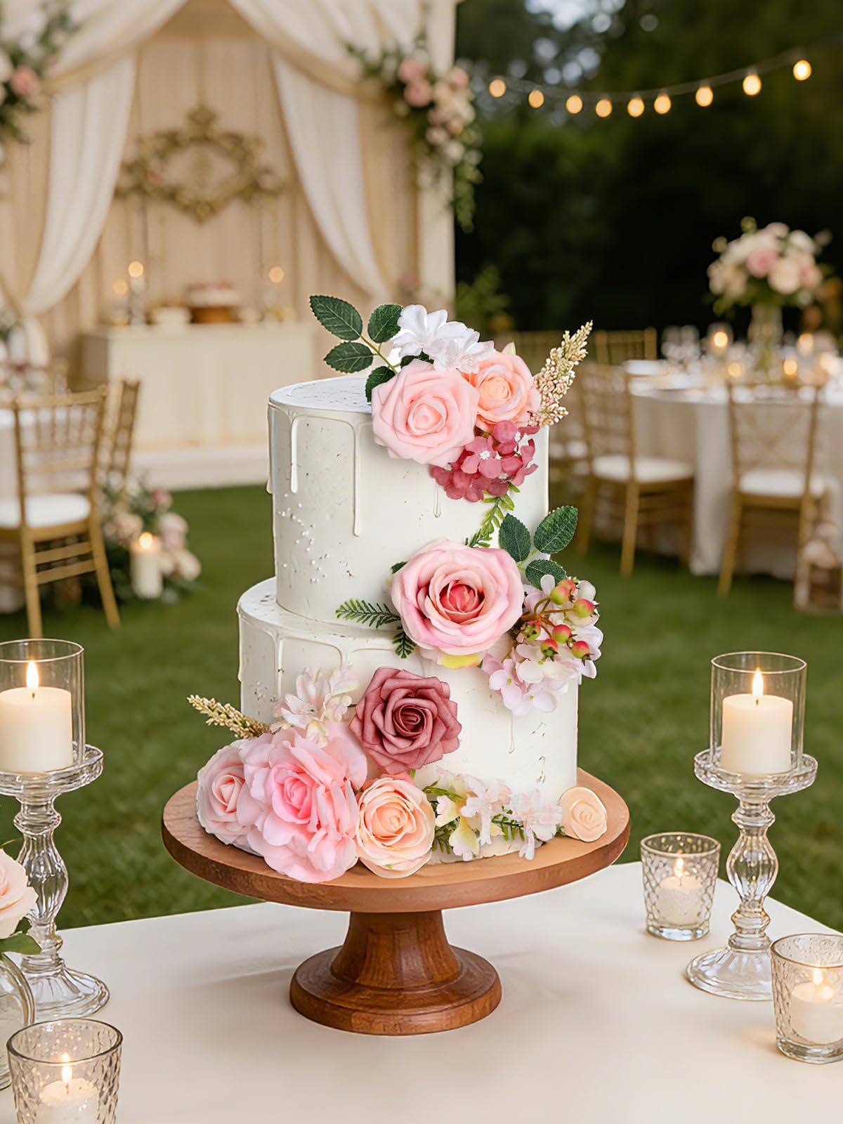 Rongflower DIY wedding decor centerpieces for memorable intimate venues