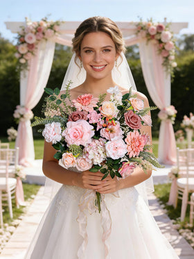 Rongflower green leaves and accessories support flexible, full-looking arrangements