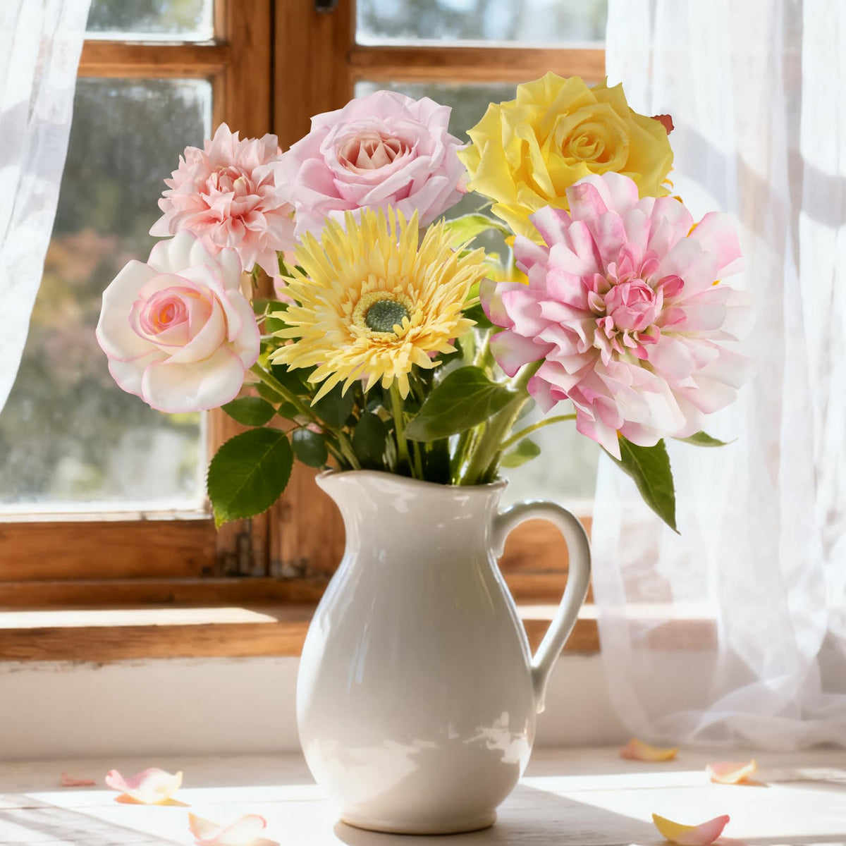 Rongflower realistic artificial blooms for home and events.