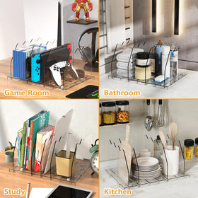 Ronlap easy-assembly organizer fits tight closets without tools.