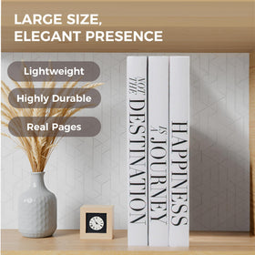 ROOMICLE stacked books bring cozy charm to mantles and coffee tables