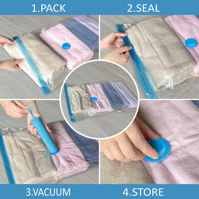 Roomimaster bags in use demonstrate easy packing at home or on trips.