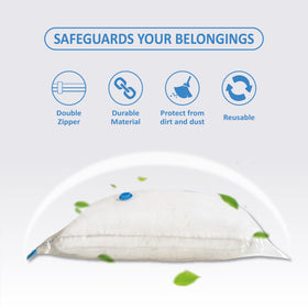 Roomimaster durable bags maintain compact form after sealing.