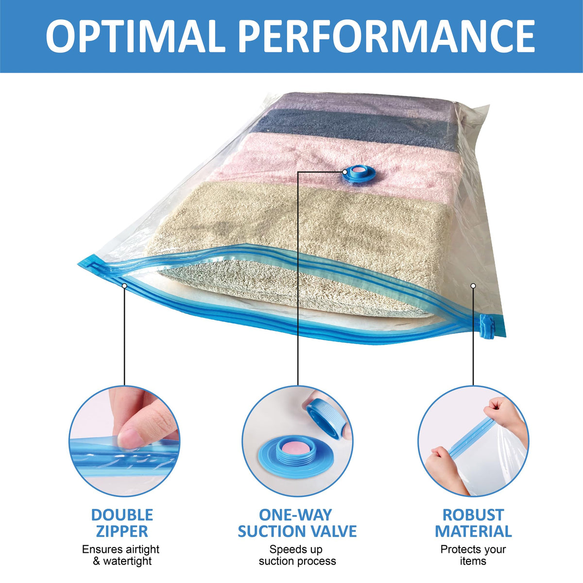 Roomimaster reusable bags ready for multiple uses.