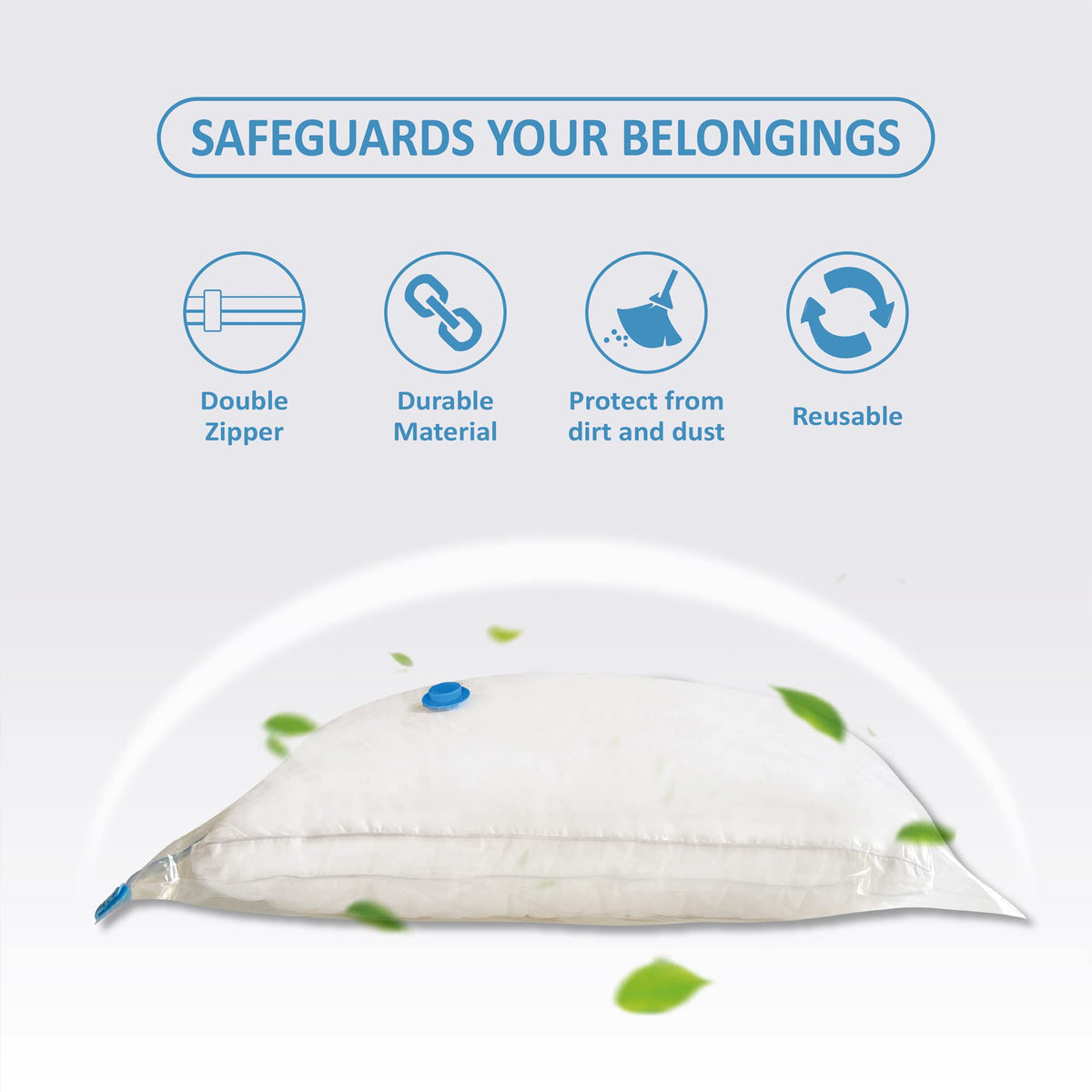 Roomimaster large bags secure blankets and bedding during travel.