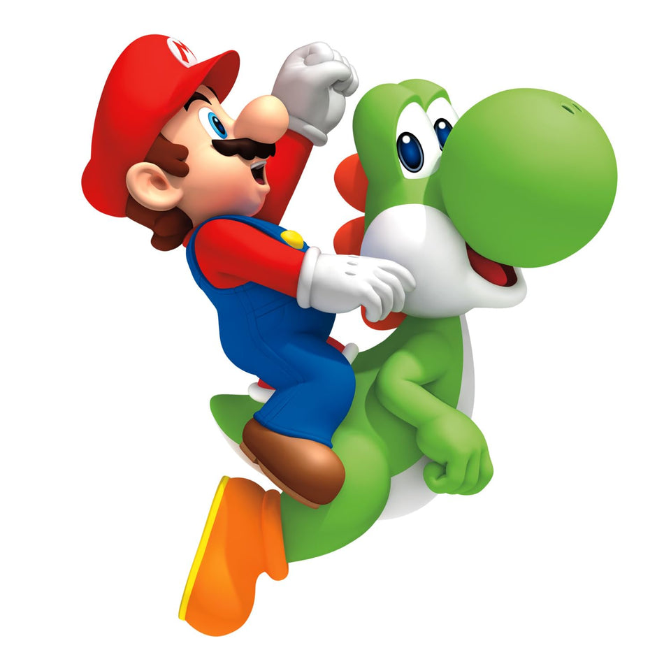 RoomMates Nintendo Yoshi and Mario giant wall decals, easy to apply and remove