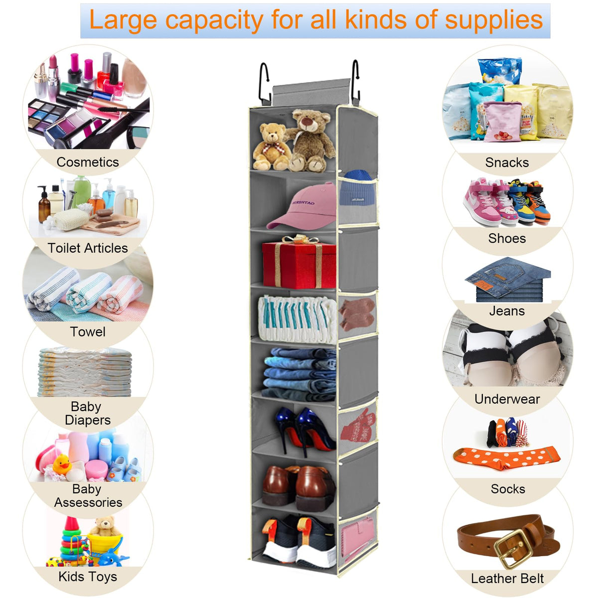 RoomTalk multi-use storage helps declutter bedrooms, dorms, and laundry spaces.