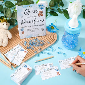 Roowest mini baby pacifiers used as decor and favors