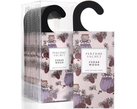 ROSE COTTAGE cedar wood hanging deodorizer in closet for lasting freshness