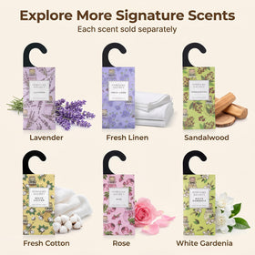 ROSE COTTAGE designer sachet bag design adds decorative touch