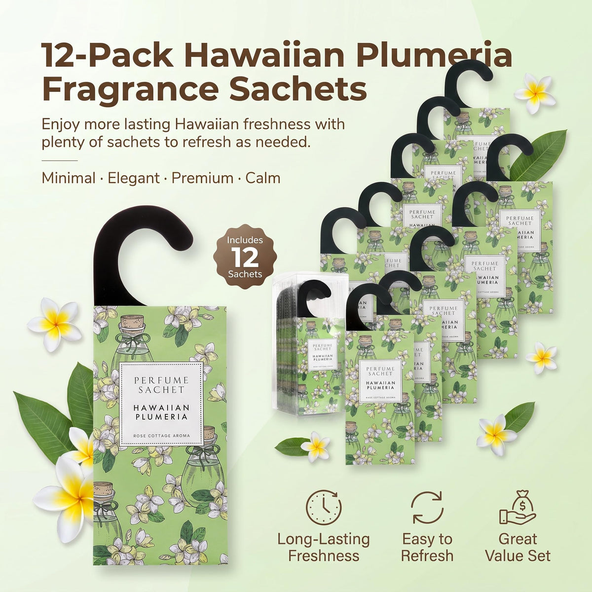 ROSE COTTAGE packaging designed to prevent leaks and preserve scent.