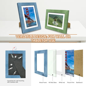 RoseEmber frames with wall nails enabling vertical or horizontal display