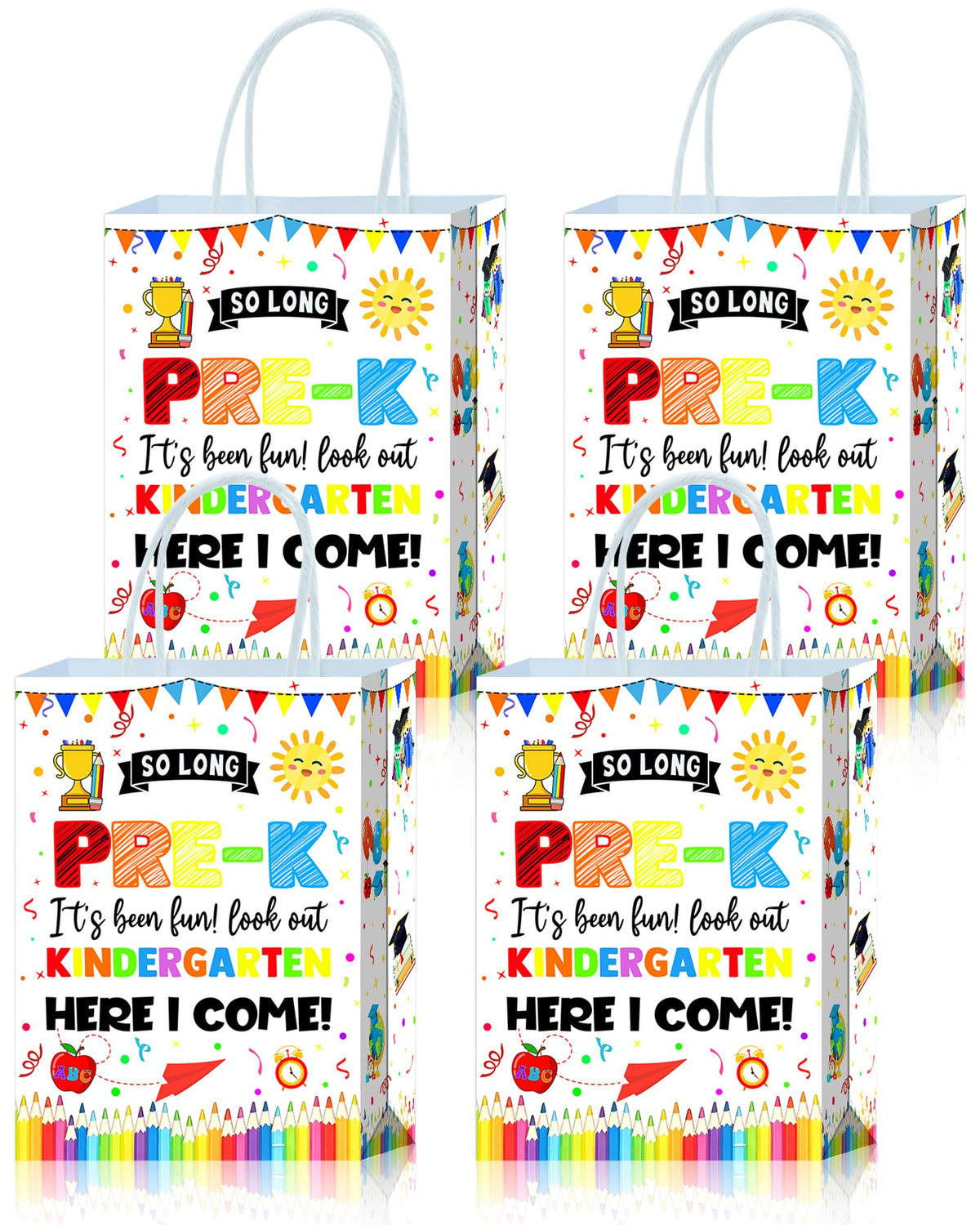 Roselush 16Pcs pre-k graduation gift bags ready for candy-filled party favors