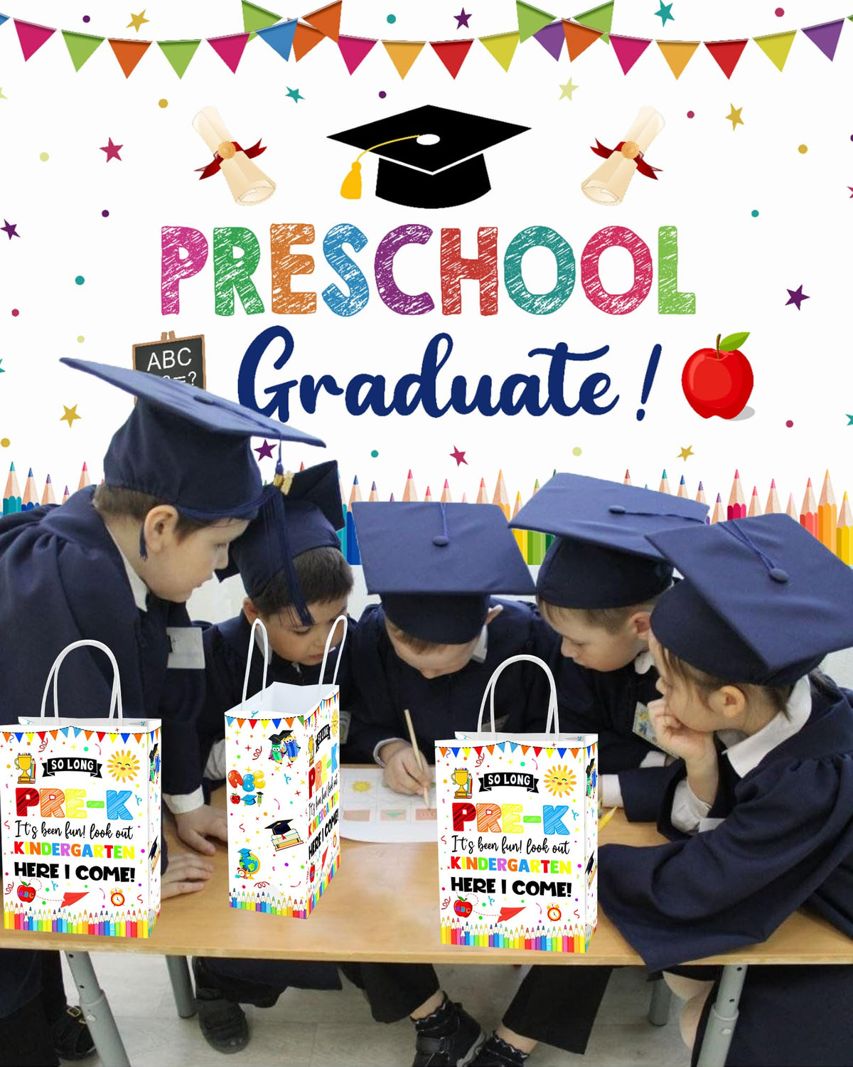 Roselush easy-to-use graduation bags simplify party setup