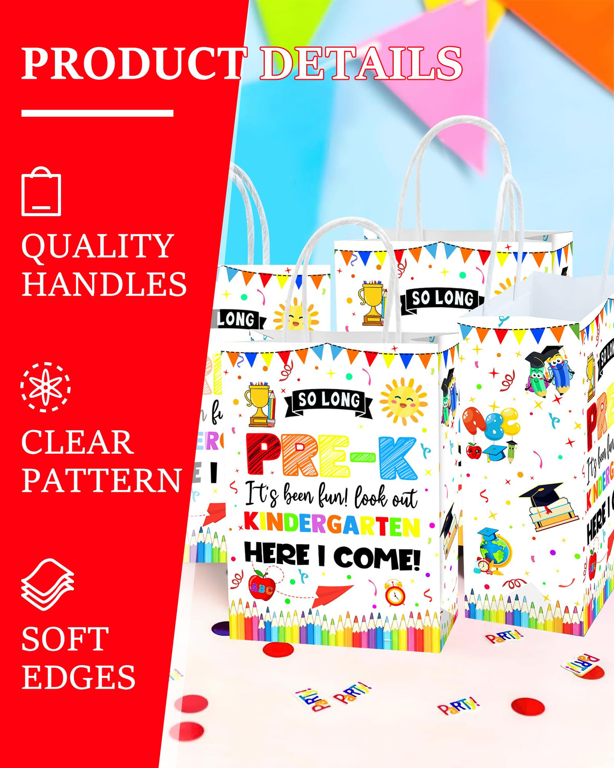 Roselush vibrant pre-k grad decor candy bags brighten classroom decorations