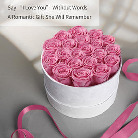 Elegant Rosemoir gift presentation suitable for anniversaries and birthdays.