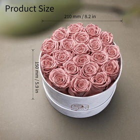 Rosemoir luxury velvet box close-up showing premium presentation.