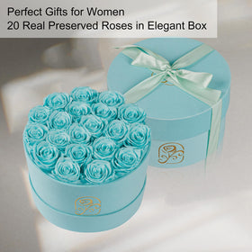 Rosemoir velvet box closeup highlights elegant packaging for anniversaries.