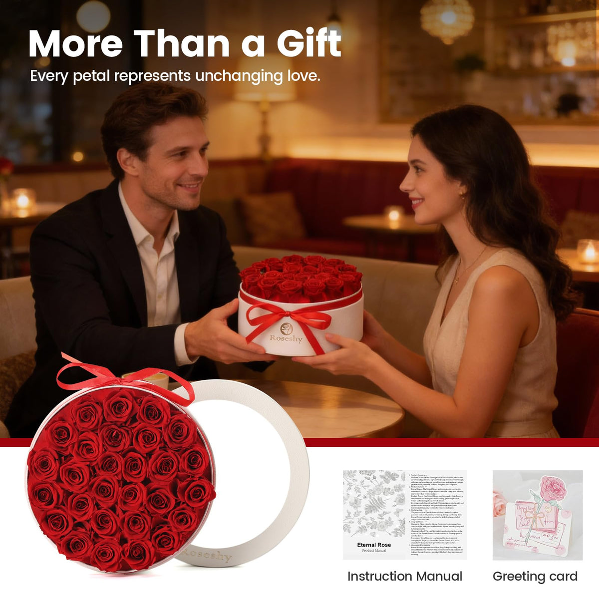 Roseshy roses are a thoughtful gift for women and moms.