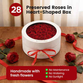 Roseshy Valentines Day delivery packaging adds a refined unboxing experience.