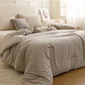 ROSGONIA oatmeal boho bedroom styling idea