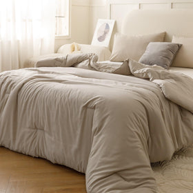 ROSGONIA oversized king comforter full spread for a king bed