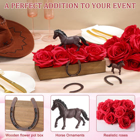 Roshtia Derby Day table decor set enhances centerpiece impact.