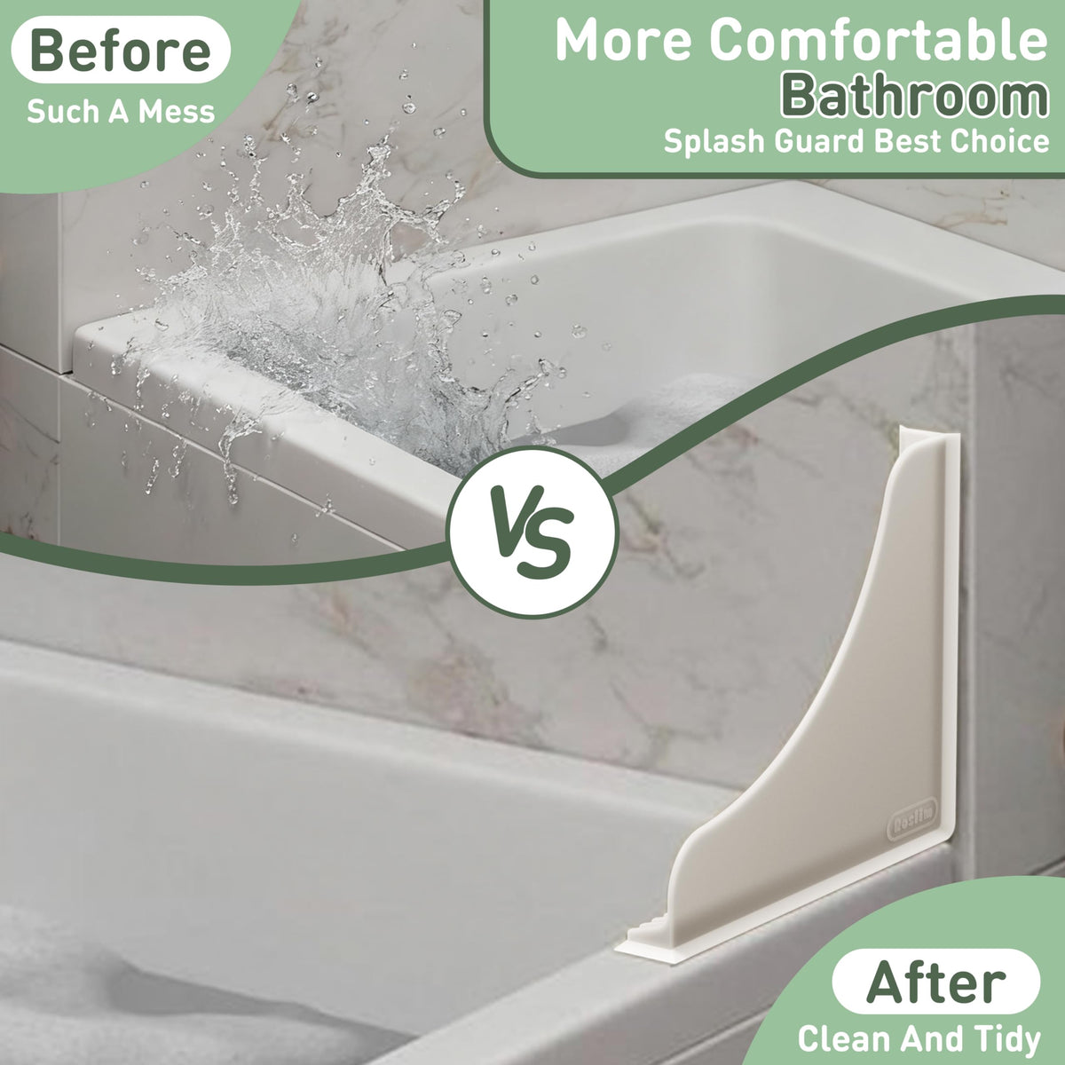 Roslim no-adhesive water blocker protects surfaces without residue