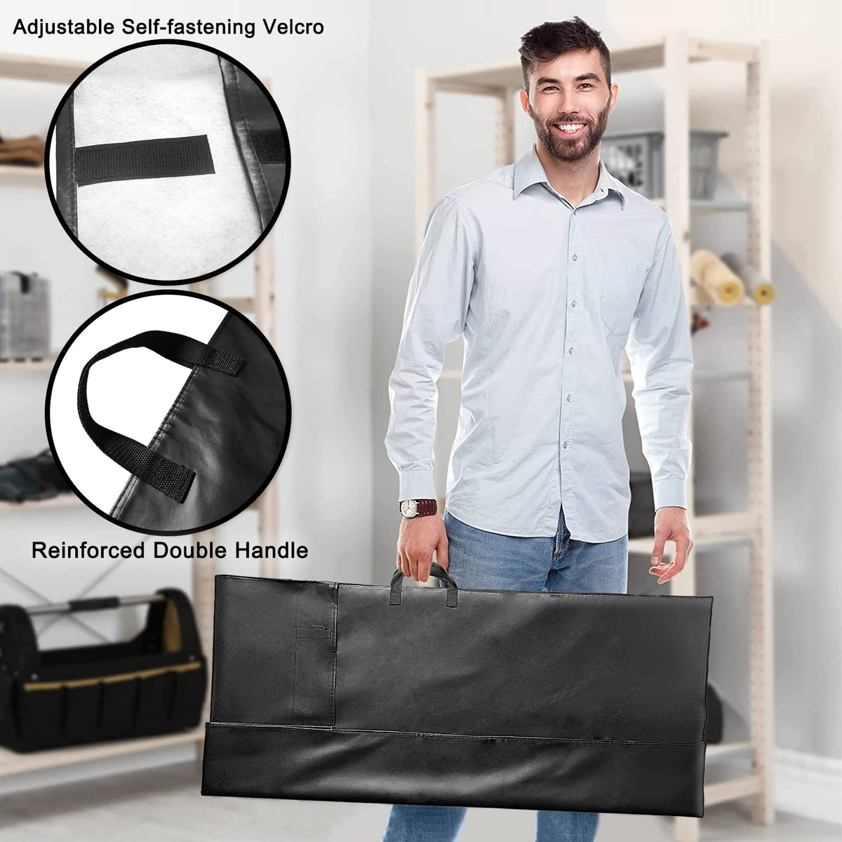 ROSROSE two-sided closure secures leaves with a clean fit