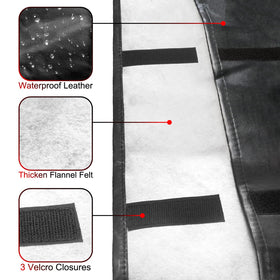 ROSROSE water-resistant vinyl shields leaves from spills and dust
