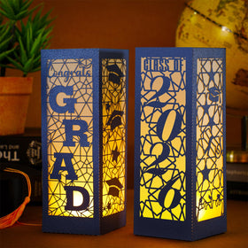 Rossesay step by step assembly of blue lantern centerpieces