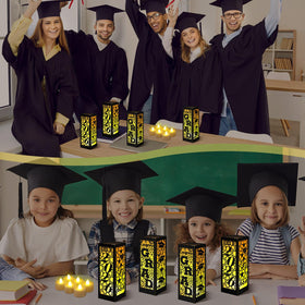 Includes 12 LED candles for a safe warm glow during celebrations.