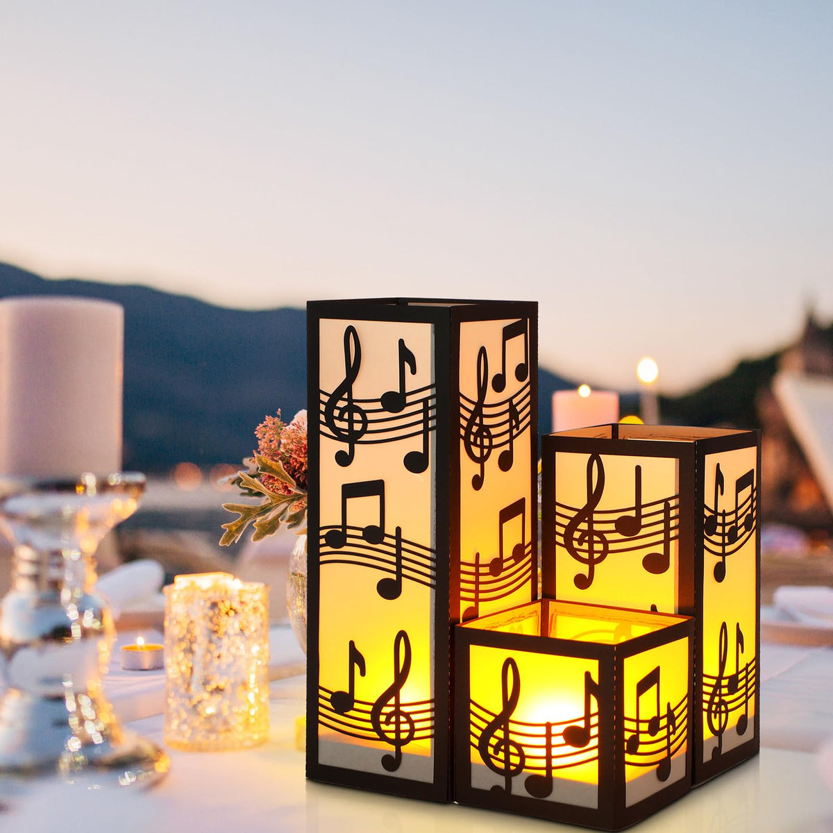 Rossesay music-themed decor set for weddings, music rooms, and celebrations.