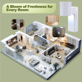 ROSSEX 4-pack wall fragrance plugs for consistent scent across rooms