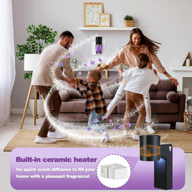 ROSSEX 3-speed diffuser demonstrating adjustable fragrance intensity