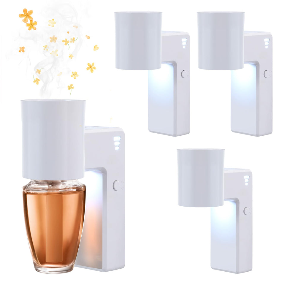 ROSEX wall fragrance plug with night light for calming scent and ambient glow.