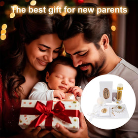 Rotel baptism ensemble: complete 5-piece kit in a white presentation box.