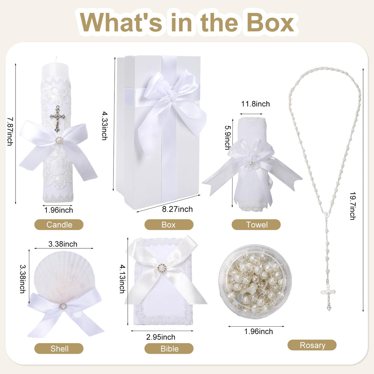 Rotel baptism towel white soft fabric for gentle ritual use.