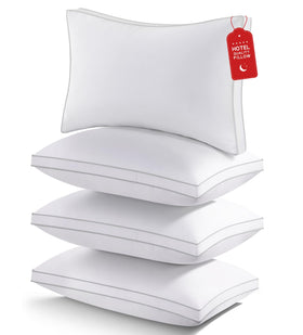ROUMEA pillows king-size 4-pack drift into cloud-like comfort for restful nights