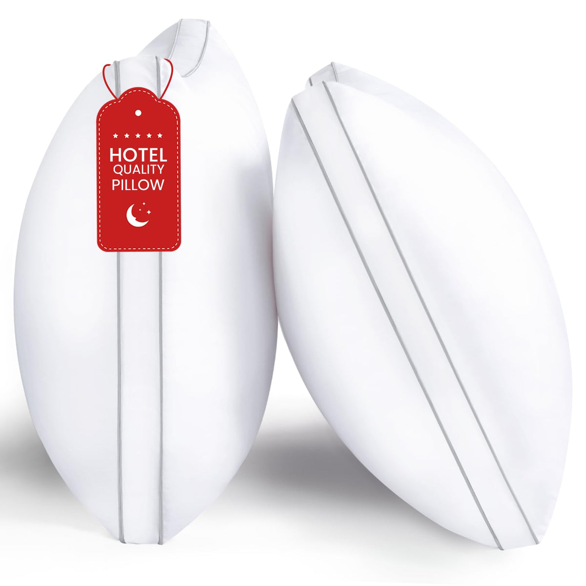 ROUMEA Pillows standard 2-pack drift into cloud-like comfort for deep sleep