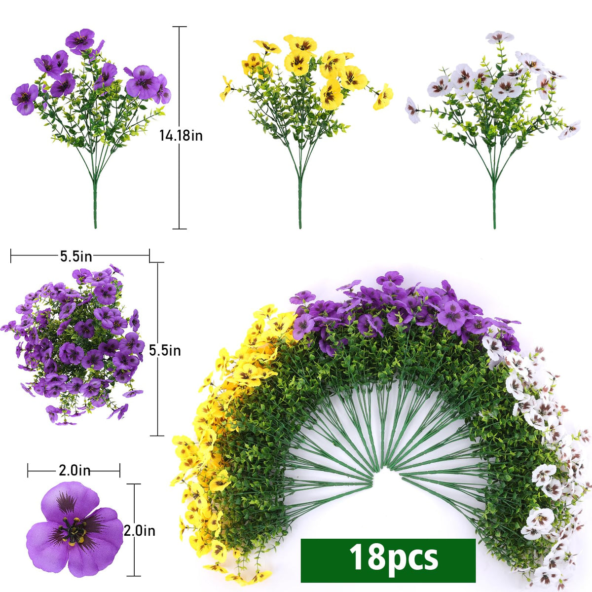 Rowfad pansy flowers in window box add curb appeal and color
