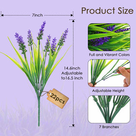 Rowfad lavender stems add color to window boxes without watering or pruning